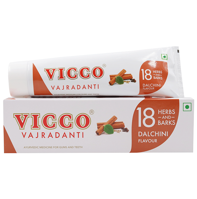 Vicco Vajradanti Ayurvedic Medicine for Gums and Teeth Dalchini