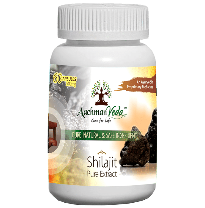 Aachman Veda Shilajit Pure Extract Capsule (60 Each)