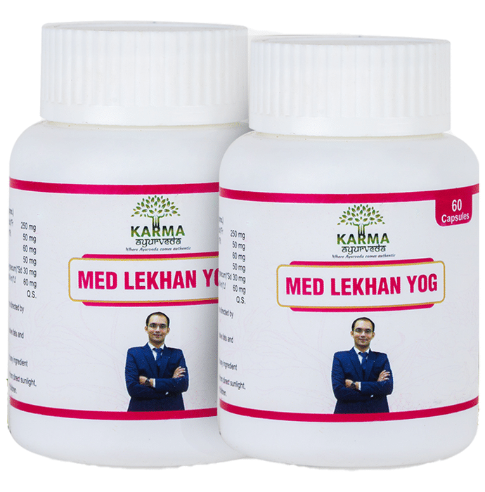 Karma Ayurveda Med Lekhan Yog Capsule (60 Each)