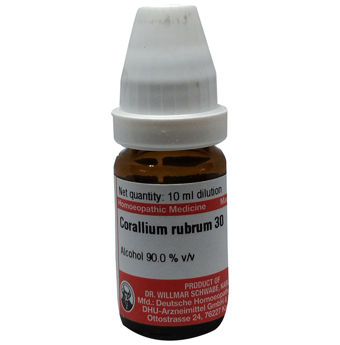 Dr Willmar Schwabe Germany Corallium Rubrum Dilution 30