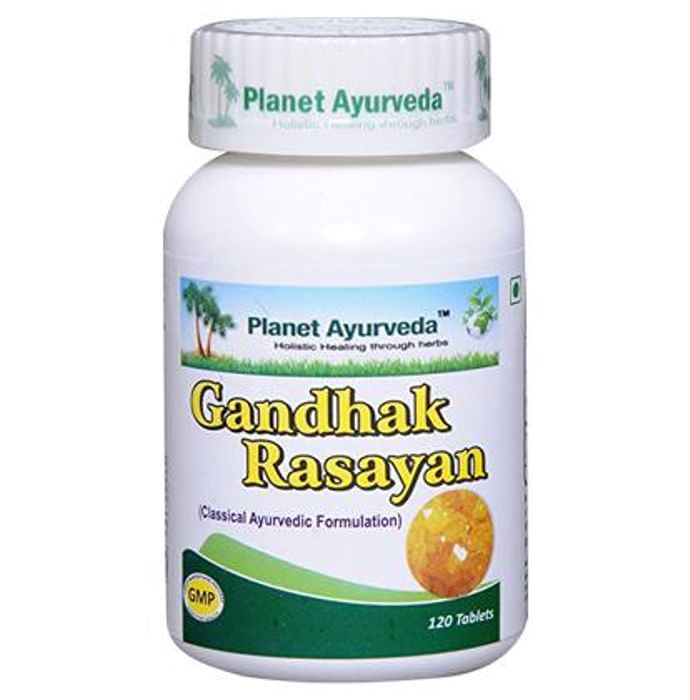 Planet Ayurveda Gandhak Rasayan Tablet