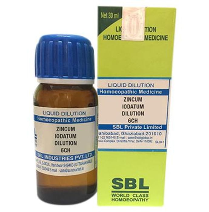 SBL Zincum Iodatum Dilution 6 CH