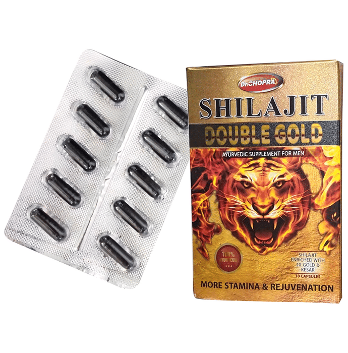 Dr Chopra Shilajit Double Gold Capsule for Men