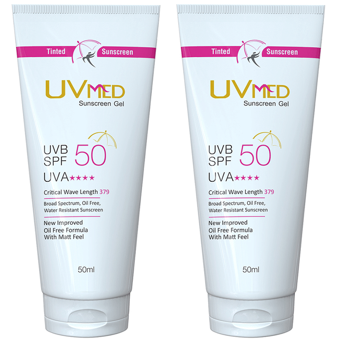 Uvmed Tinted Sunscreen Gel (50ml Each)
