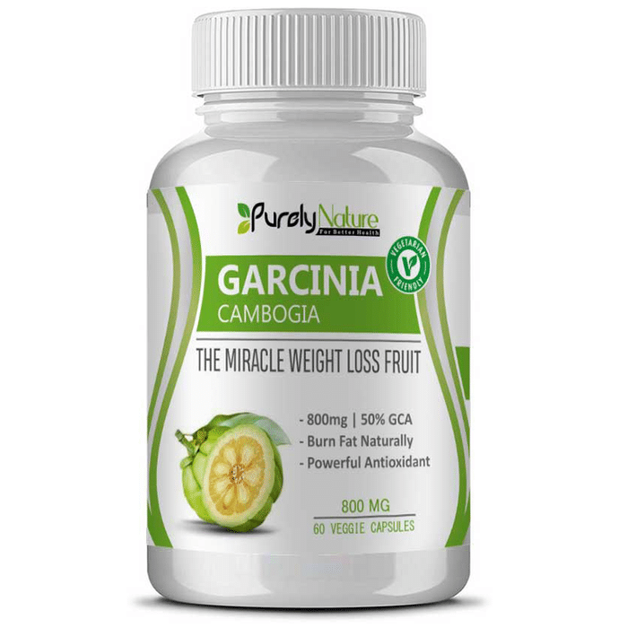 Purely Nature Garcinia Cambogia 800mg Veggie Capsules