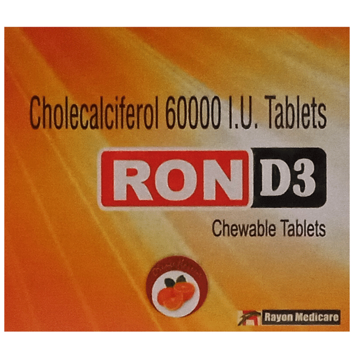 Ron D3 Chewable Tablet Orange