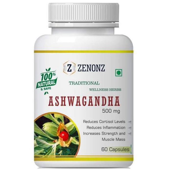 Zenonz Ashwagandha 500mg Capsule