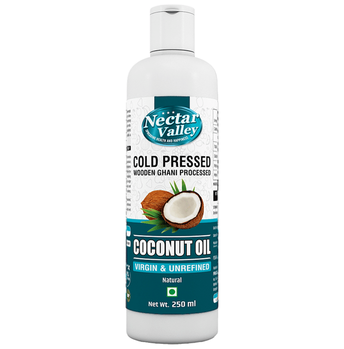 Nectar Valley Cold Pressed Wooden Ghani Processed Coconut Oil