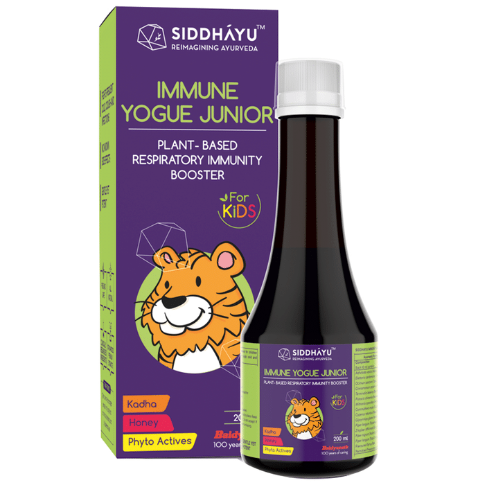 Siddhayu Immune Yogue Plant-Based Respiratory Immunity Booster for Kids