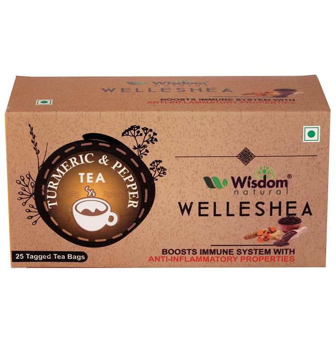 Wisdom Natural Turmeric Pepper Welleshea Tea