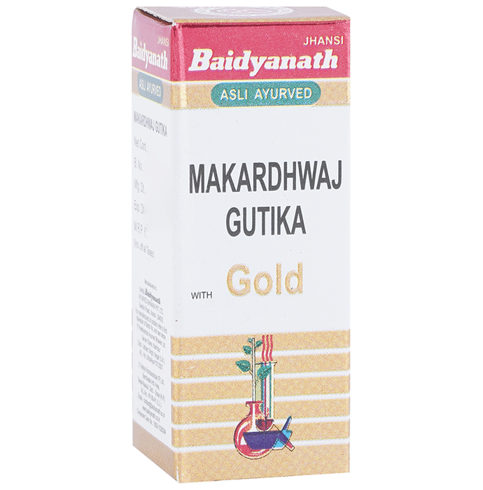 Baidyanath (Jhansi) Makardhwaj Gutika with Gold