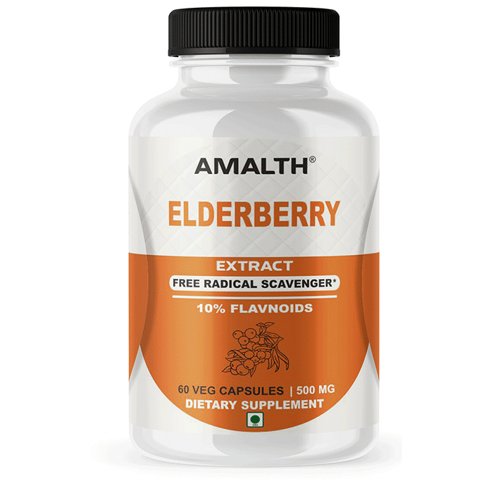 Amalth Elderberry Extract Veg Capsules
