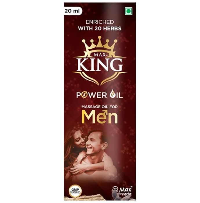 Max Ayurveda Max King Power Massage Oil for Men (20ml Each)