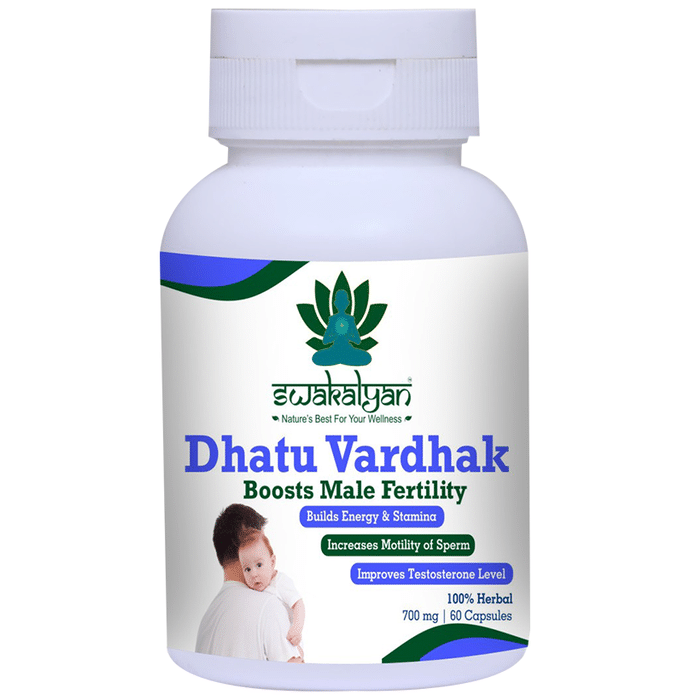 Swakalyan Dhatu Vardhak Capsule for Boosts Male Fertility
