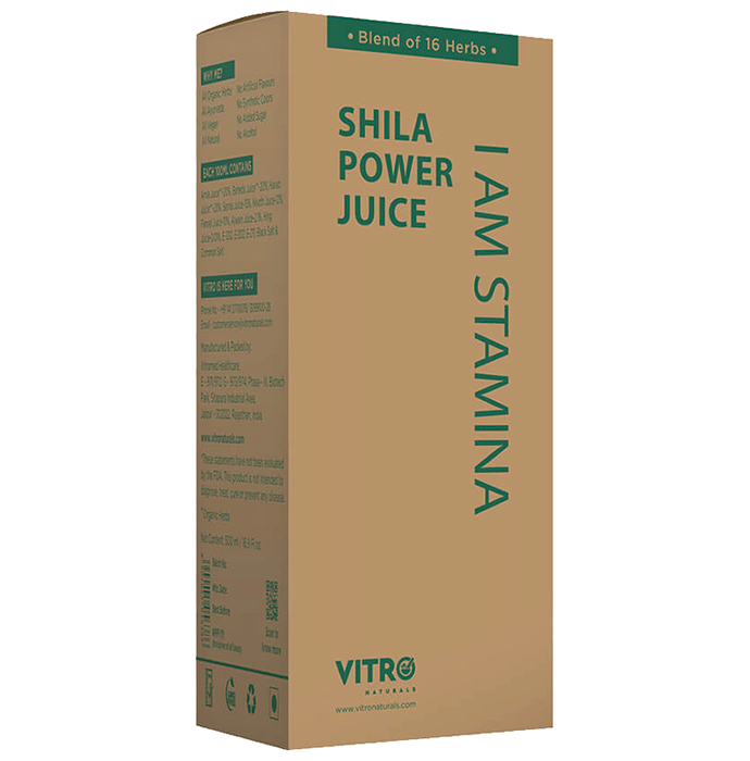Vitro Naturals I Am Stamina Shila Power Juice for Energy Booster