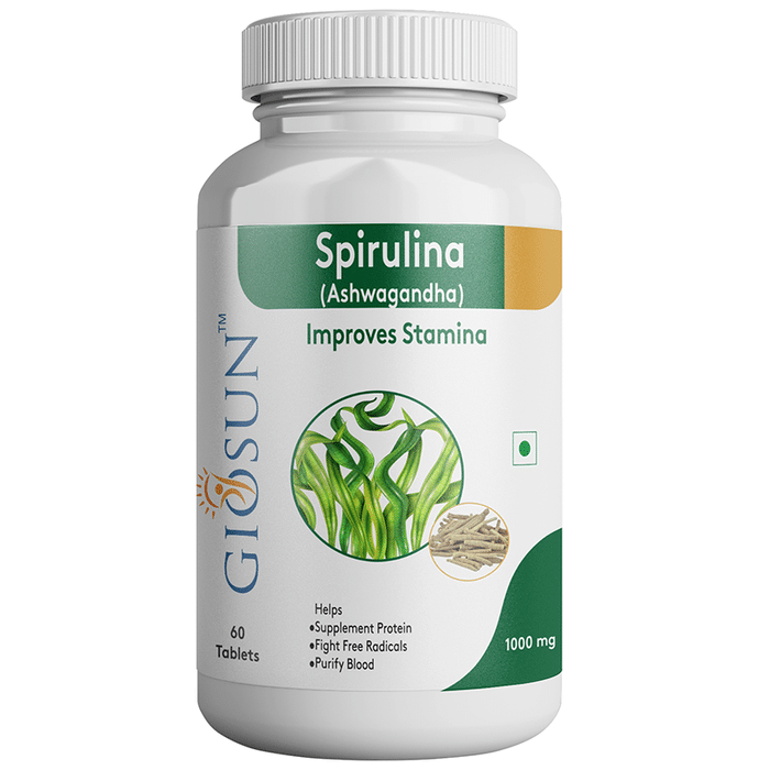 Giosun Spirulina (Ashwagandha) 1000mg Tablet
