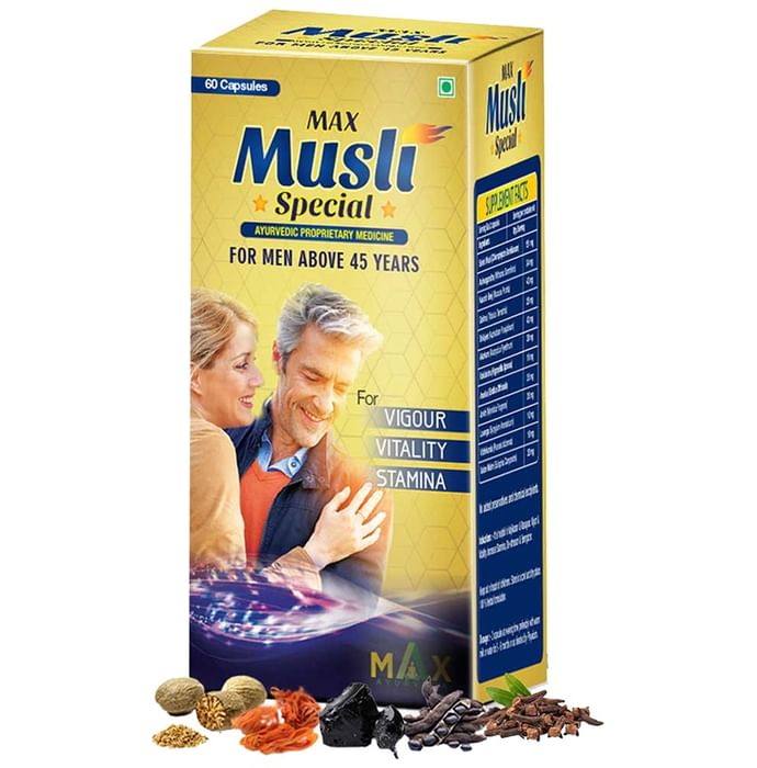 Max Ayurveda Max Musli Capsule Special for Men Above 45 years