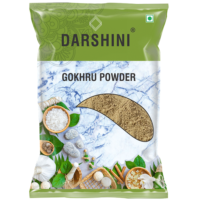 Darshini Gokhru/Gokshura Powder (Tribulus Terrestris)
