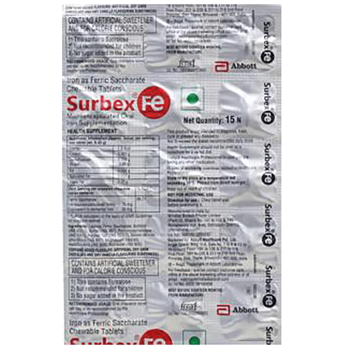 Surbex FE Chewable Tablet