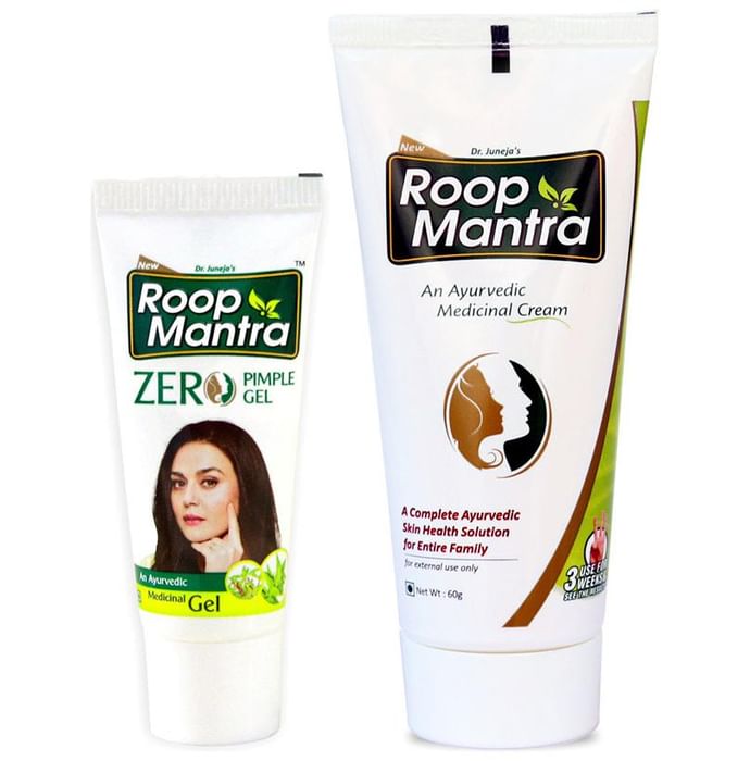 Roop Mantra Combo Pack of Zero Pimple Gel 15gm & Face Cream 60gm