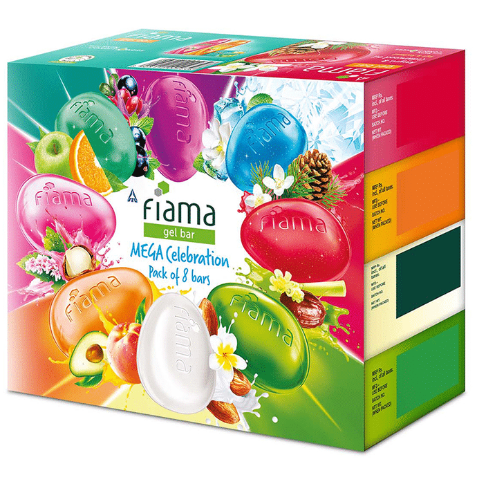 Fiama Gel Bar (125gm Each) Mega Celebration