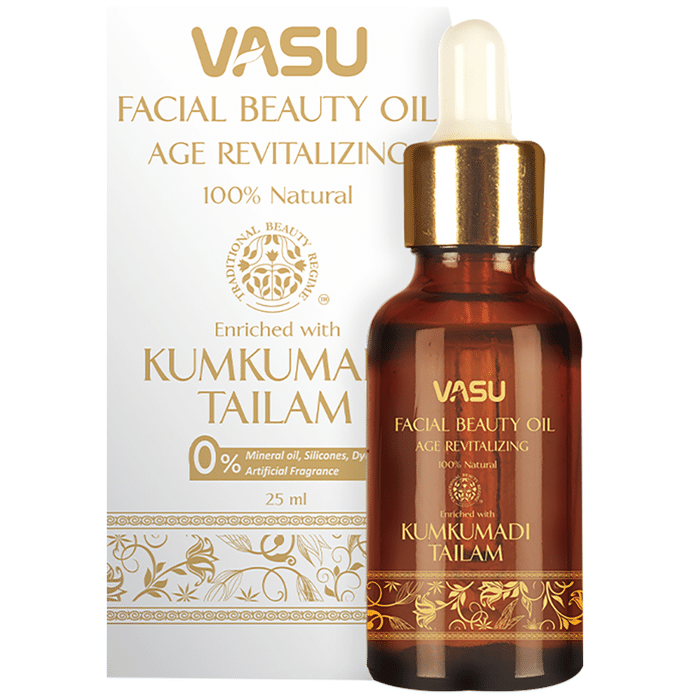Vasu Facial Beauty Oil with Kumkumadi Tailam