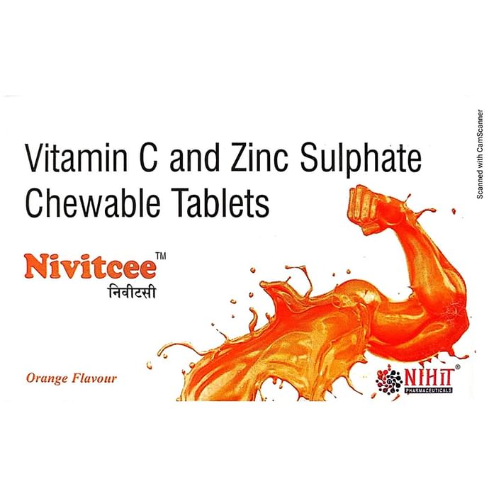 Nivitcee Orange Chewable Tablet