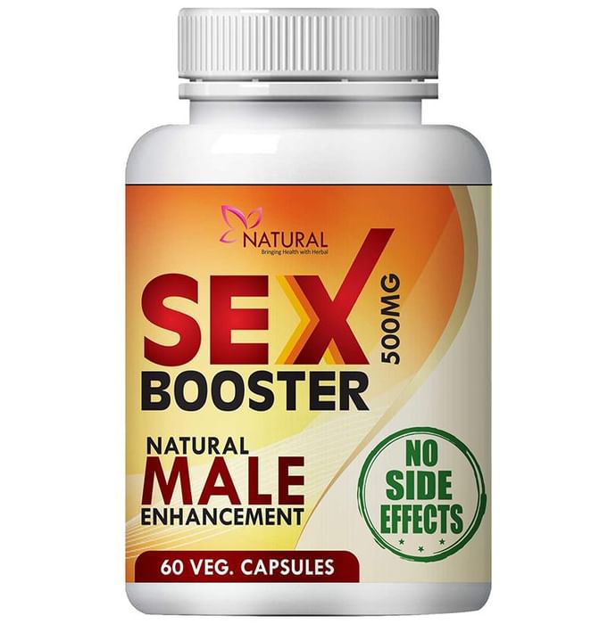 Natural Sex Booster Natural Male Enhancement 500mg Veg Capsule