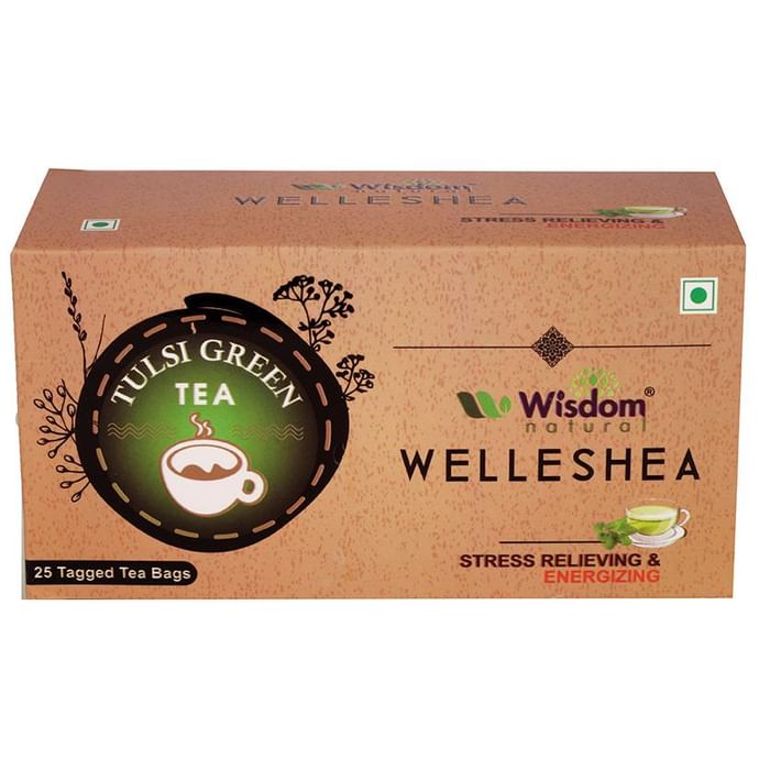 Wisdom Natural Tulsi Green Welleshea Tea