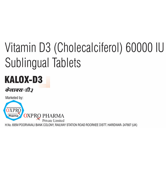 Kalox-D3 Sublingual tablet