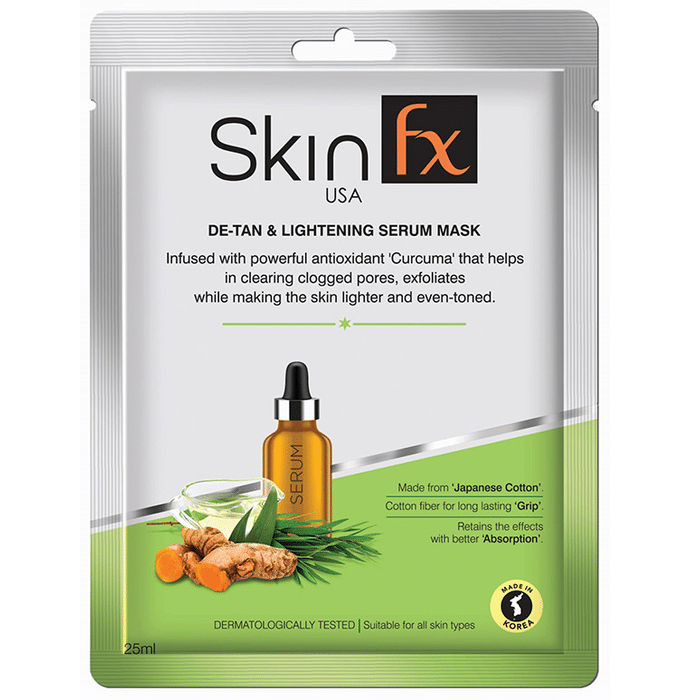 Skin Fx De-Tan & Lightening Serum Mask (25ml Each)