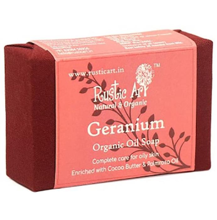 Rustic Art Geranium Organic Oil Soap