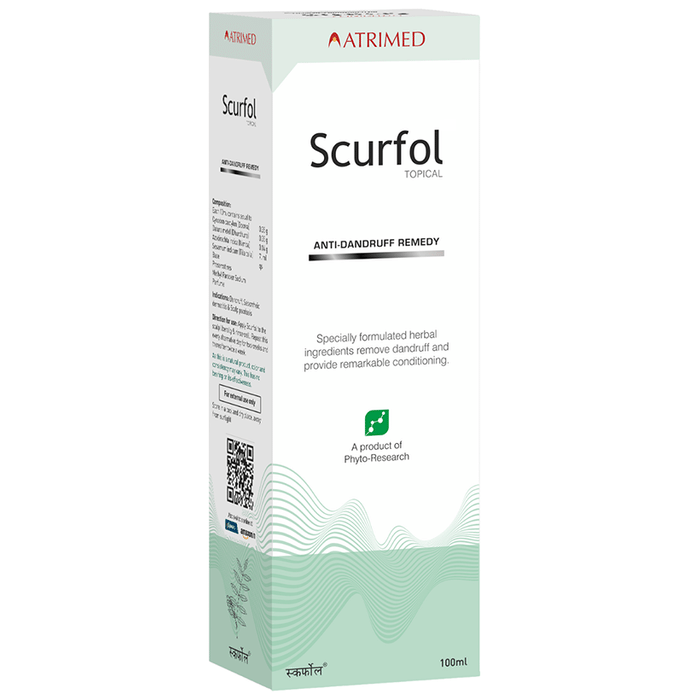 Atrimed Scurfol Topical Anti-Dandruff Remedy