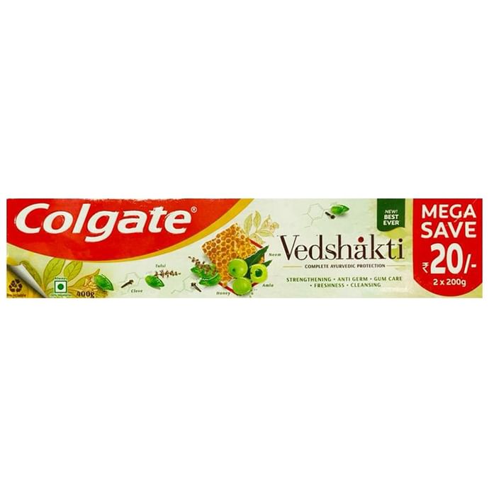 Colgate Vedshakti Toothpaste (200gm Each)