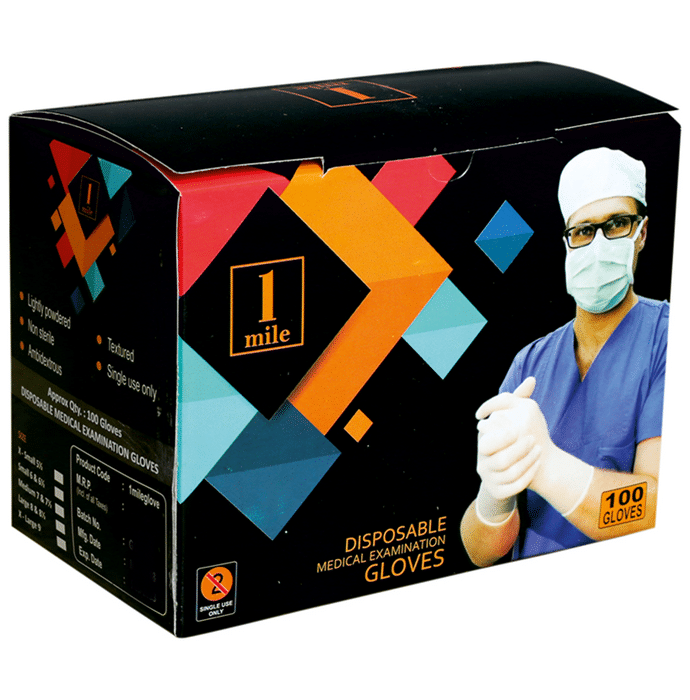 1Mile Disposable Medical Examination Glove XS