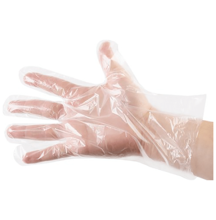 PHS Transparent HDPE Disposable Plastic Glove