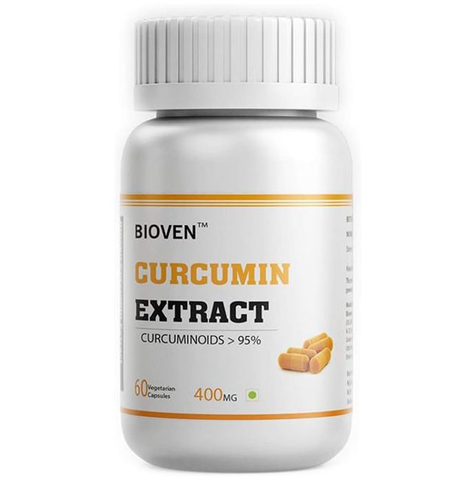 Bioven Curcumin Extract 400mg Vegetarian Capsules
