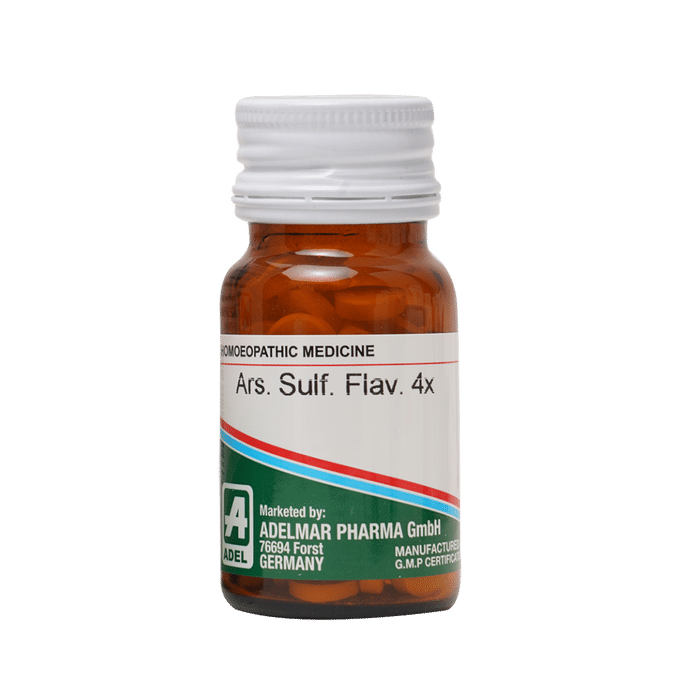 ADEL Ars Sulf Flav Trituration Tablet 4X