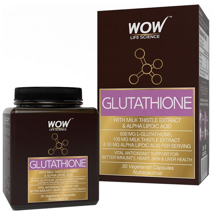 WOW Life Science Glutathione Vegetarian Capsules