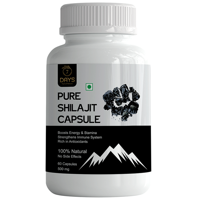 7Days Shilajit 500mg Capsule