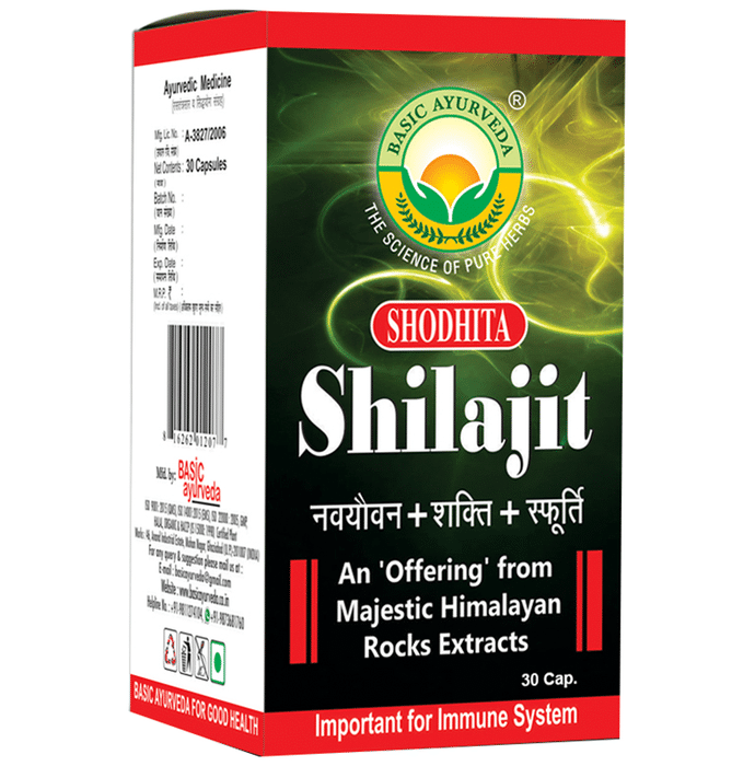 Basic Ayurveda Shodhita Shilajit Capsule