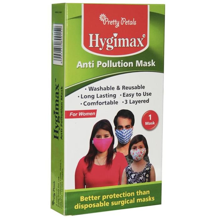Pretty Petals Hygimax Anti Pollution Mask for Women