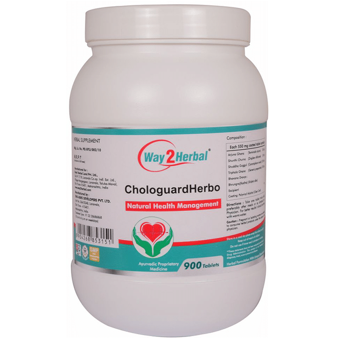 Way2Herbal Chologuardherbo Natural Health Management Tablet