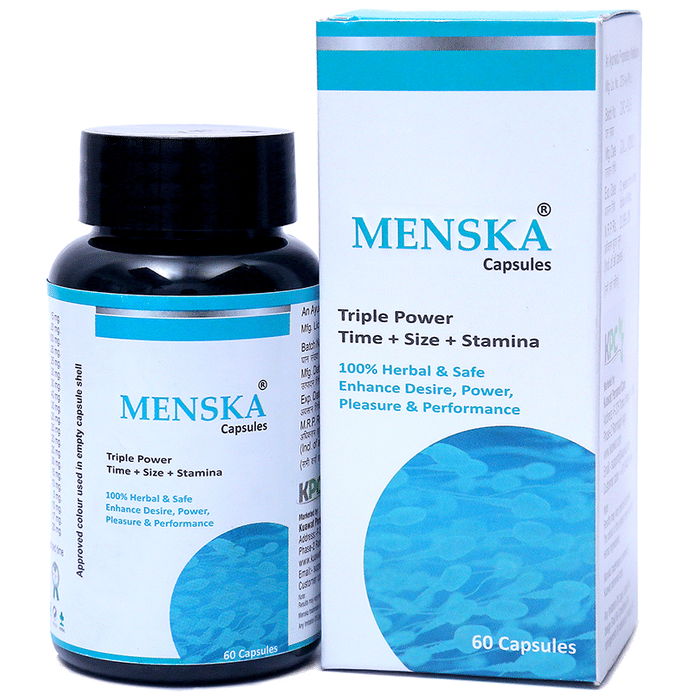 Menska Triple Power Stamina Booster Capsule (60 Each)