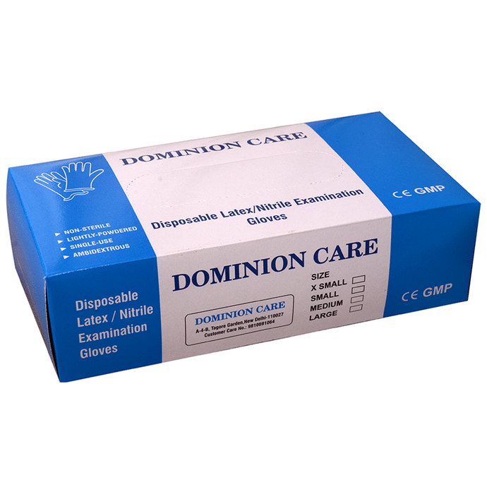 Dominion Care Large Disposable Nitrile Examination Glove