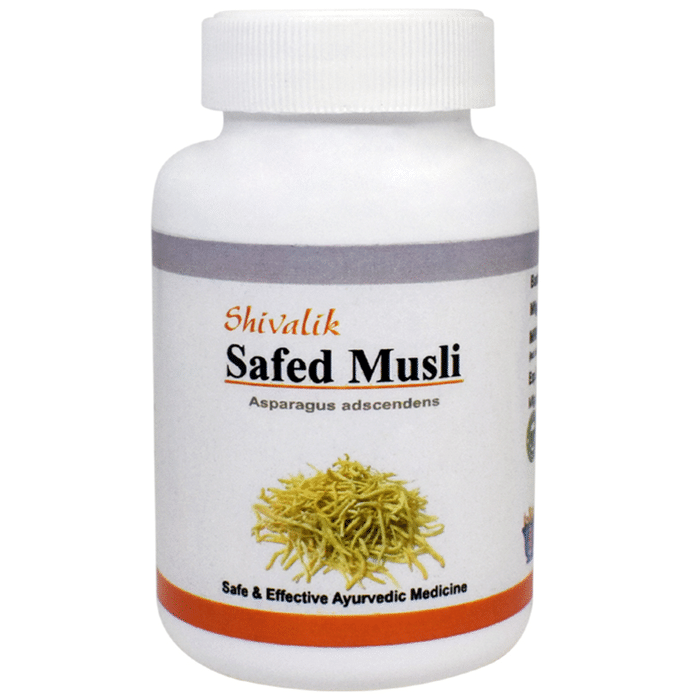 Shivalik Herbals Safed Musli 500mg Capsule Pack of 2