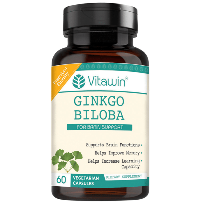 Vitawin Ginkgo Biloba 500mg Vegetarian Capsule