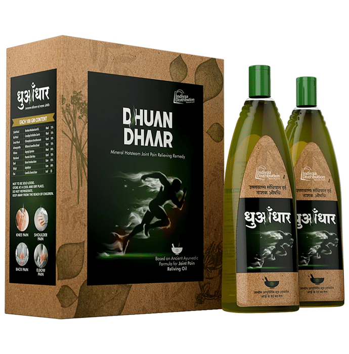 Dhuan Dhaar Joint Pain Relieving Oil (100ml Each)