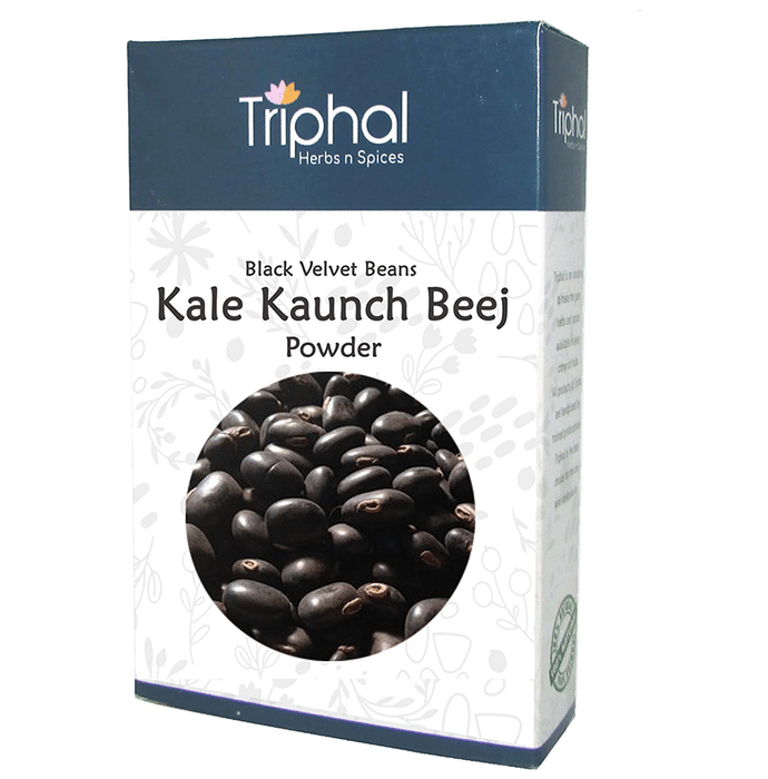 Triphal Kaunch Beej Kale/ Black Velvet Beans/ Mucuna Pruriens Powder