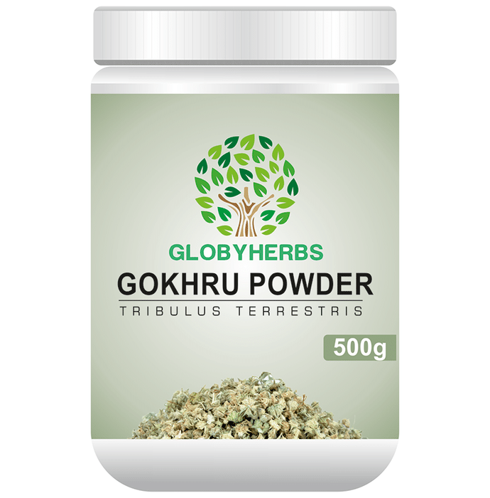 Globyherbs Gokhru (Tribulus Terrestris) Powder